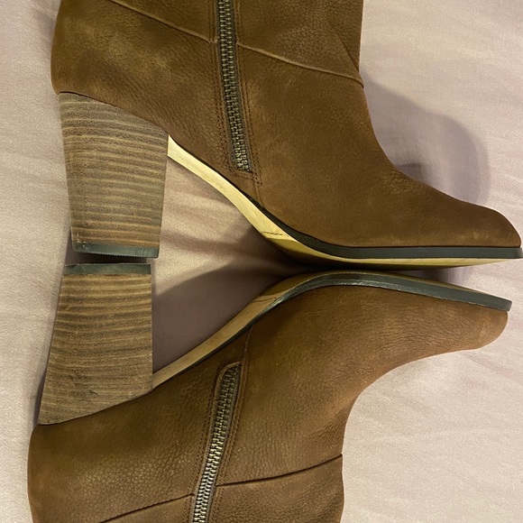Cole Haan Suede Leather Brown Ankle Boots Woman’s - Picture 8 of 9